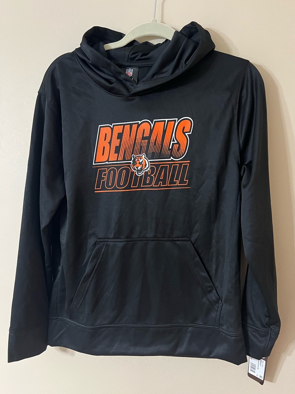 black Cincinnati Bengals NFL hoodie Youth Large